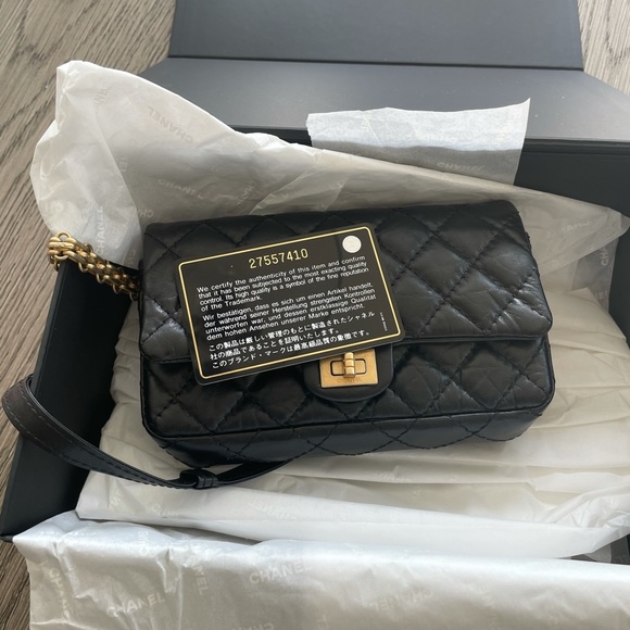 Authentic Chanel Belt Bag with Gold Chain - Picture 6 of 10